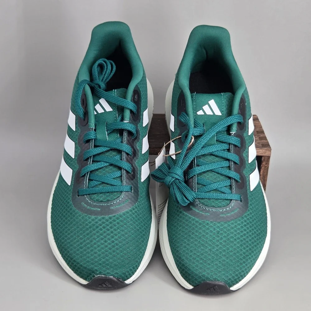 Adidas Runfalcon 3.0 Running Shoes Mens 7 Green Cloudfoam Athletic Sneakers